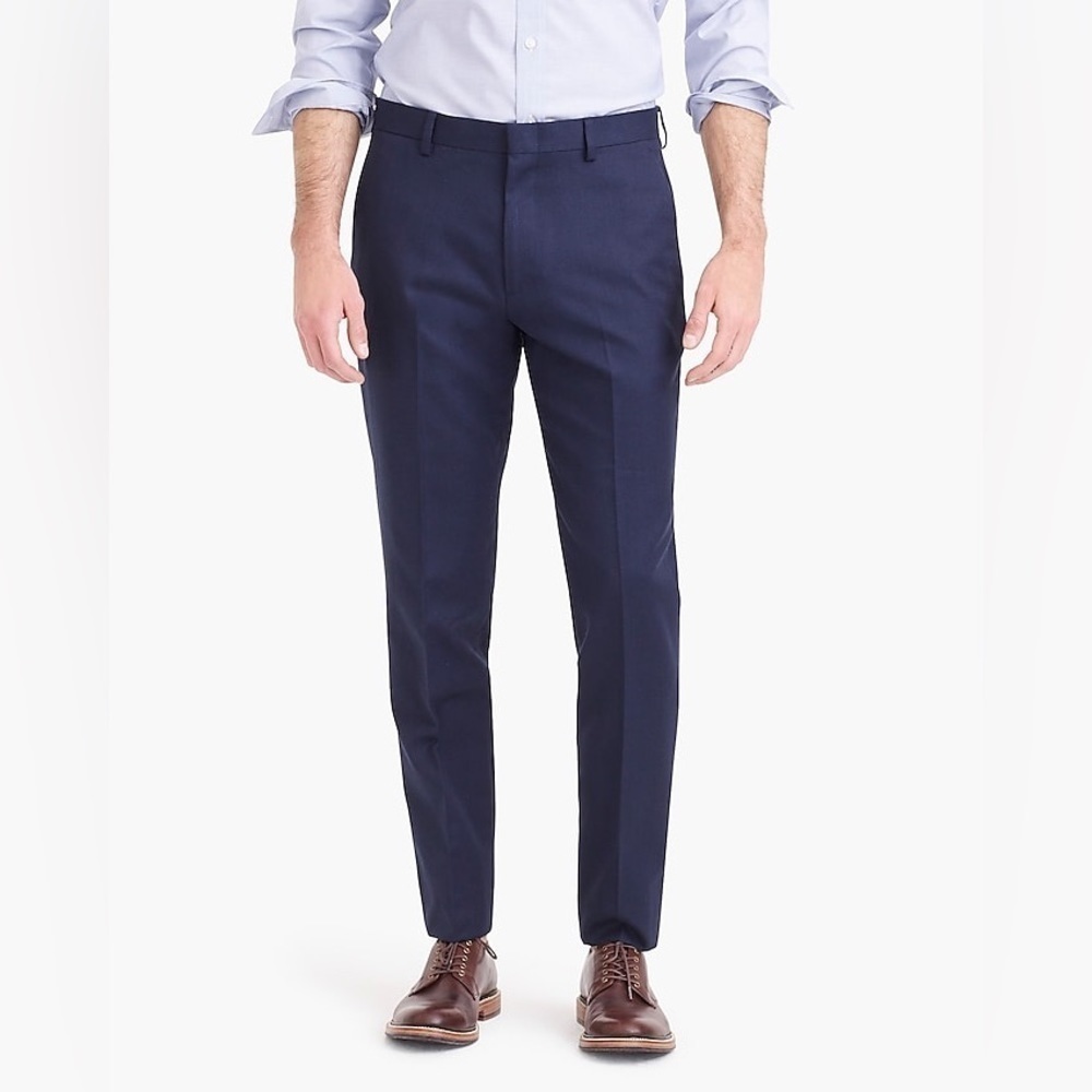 JCrew Ludlow Classicfit unstructured suit pant in English cottonwool twill AA337
